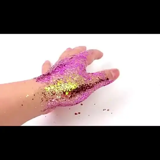 20g mixd hexágono unha glitter lantejoulas coloridas diamante arco-íris linear glitter holográfico camaleão corpo/olho/rosto glitter