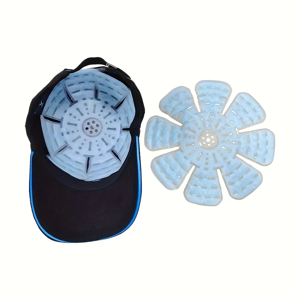 Köpfe Eisbeutel Hut Kühlung faltbare Eisbeutel Kaltpackungen multifunktionale Hut kühlende Eispads für Outdoor-Angeln Wandern Camping