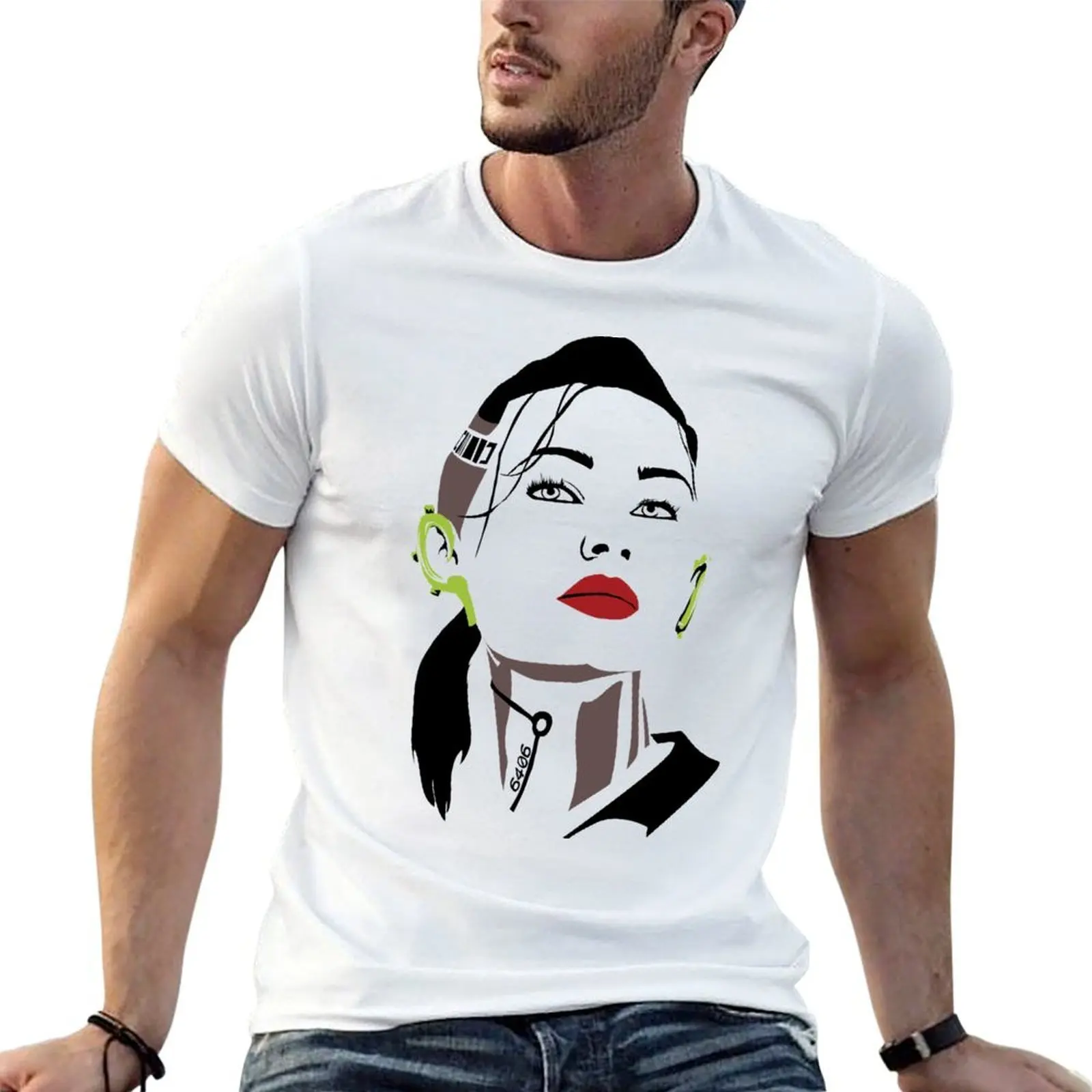 

Mass Effect- Jack : Subject Zero T-Shirt man t shirt cotton man t shirts cotton man t shirts for men T-shirt