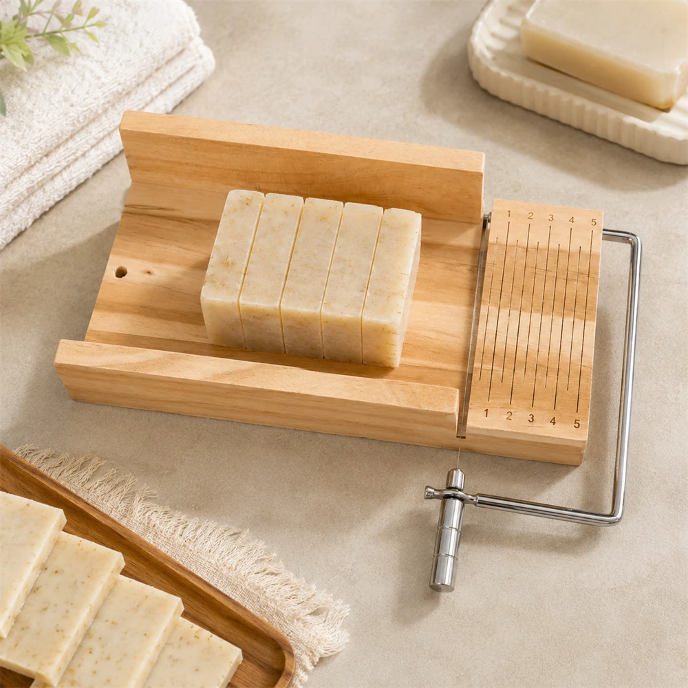Wooden Soap Cutter with Stainl - огляд і ціна Soap Making Starter Kit