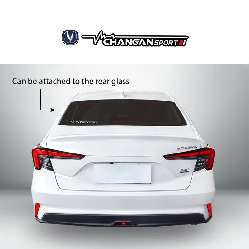 2 قطعة نافذة السيارة ممسحة ملصقات ملصقات الإبداعية ل Changan UNI-K CS35 CX70 CS85 CS55 CS75 Alsvin EADO شعار السيارات ديكور الشارات #6