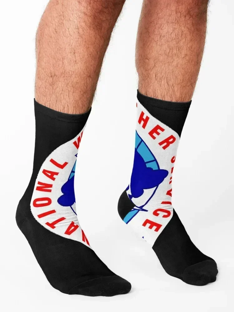 NWS National Weather Service Logo Socks Toe sports custom shoes christmas gifts Ladies Socks Men's
