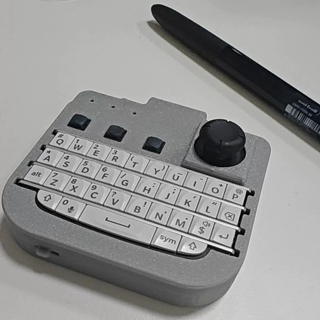 BlackBerykbd Q10 Bluetooth Wireless Mini Keyboard Customized for Windows 10/11 Handheld Mobile Joystick Mouse Movement Keyboard