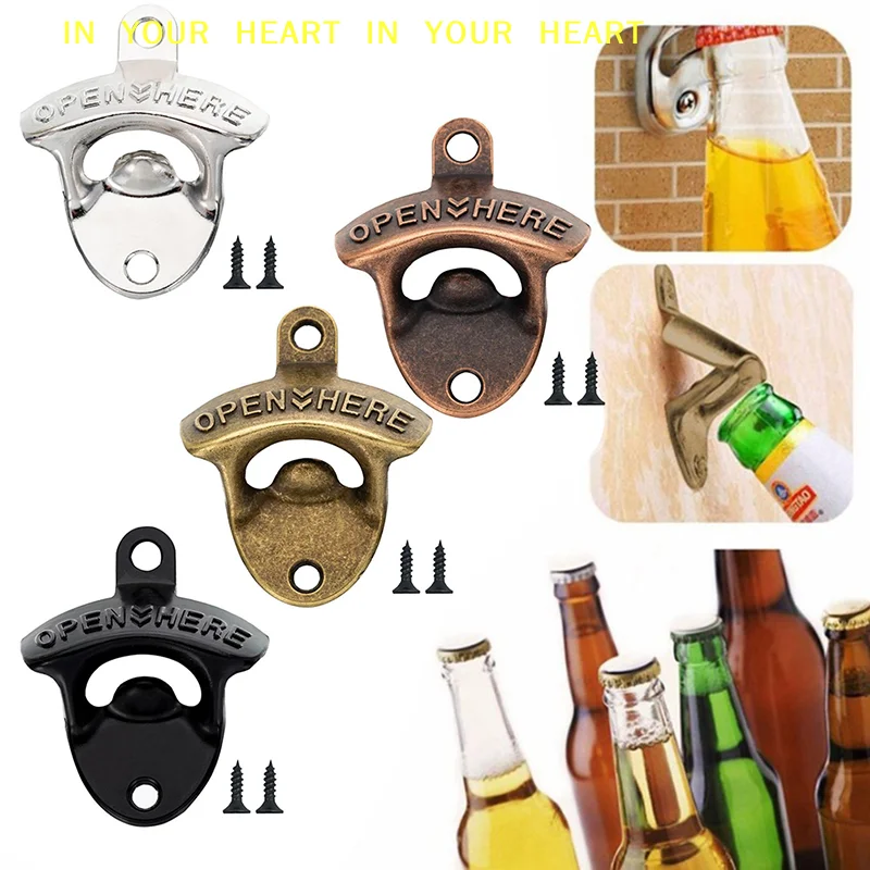 Wine X Beer - 【X】Ouvre-bouteille mural vintage pour vin et