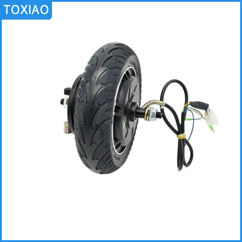 

8inch 24V 36V 48V 350W Electric Scooter Brushless Wheel Hub Motor with Solid Tyre Motor Vehicle Accessory