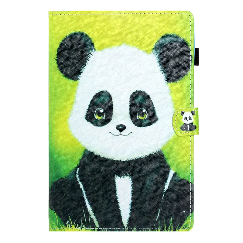 Etui For Samsung Tab S5e Case 10 5 inch Cute Panda Owl Cat Leather Wallet Stand Tablet for Samsung Galaxy Tab S5e Case T720 T725