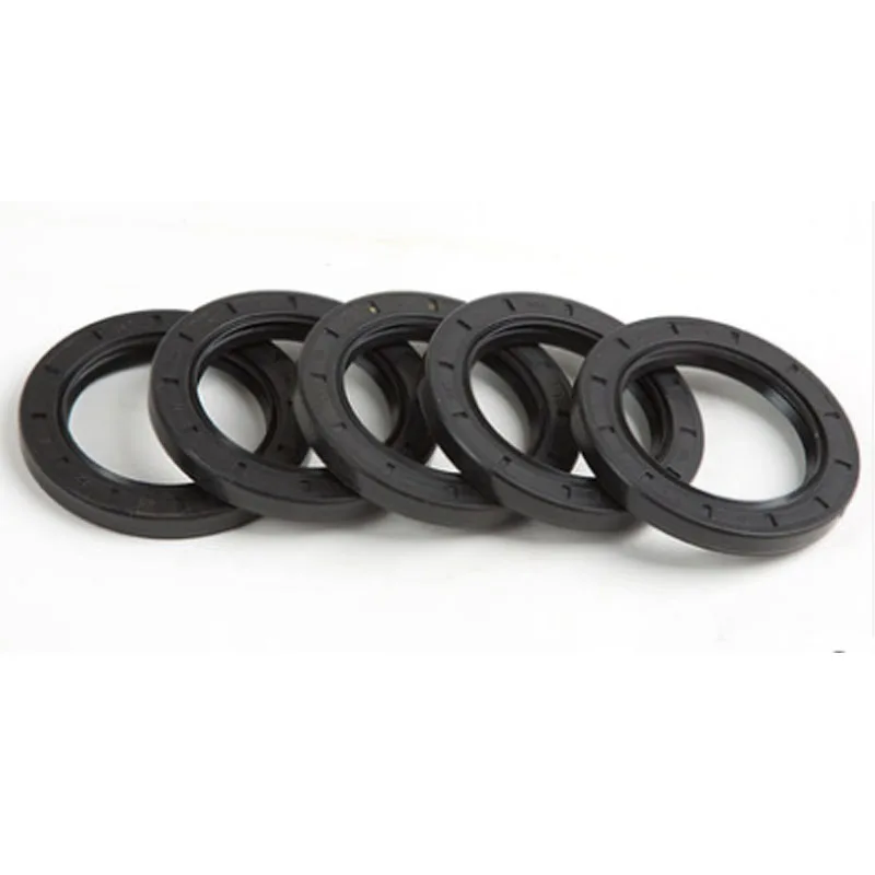 ID: 20mm Black NBR TC/FB/TG4 Skeleton Oil Seal Rings OD: 25mm - 70mm Height: 4mm - 14mm NBR Double Lip Seal for Rotation Shaft