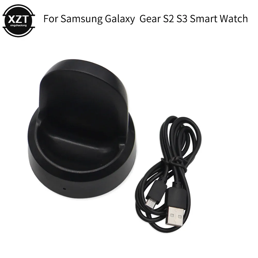 

Беспроводное зарядное устройство для Samsung Galaxy Smart Watch, 42/46 мм, быстрая зарядка, док-станция для Samsung Gear S3 Frontier S2