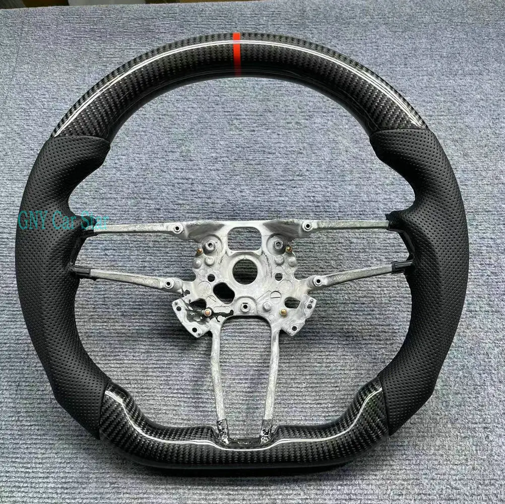 100% Carbon fiber Car Steering Wheel For Porsche GT Mancan Cayenne Panamera 971.2 992 Taycan