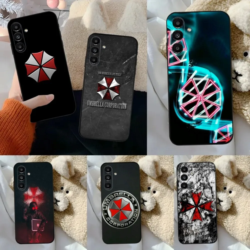 

Umbrella Corporation Phone Case For Samsung S24,23,22,30,21,10,9,Ultra,Plus,Lite,FE,5G Black Soft Case