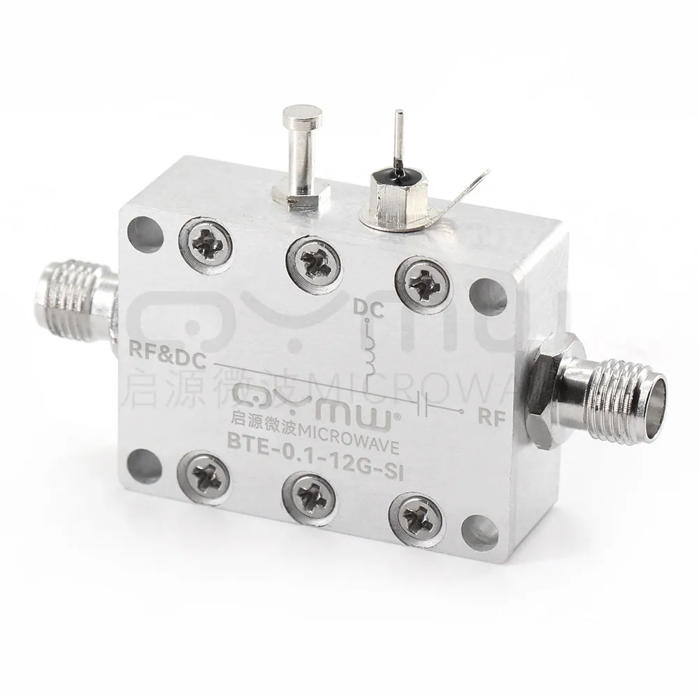 

Блокирующее устройство SMA Biaser Feed Box (Bias Tee) 0.1G-12G для коаксиальных ВЧ-кабелей с блокировкой постоянного тока