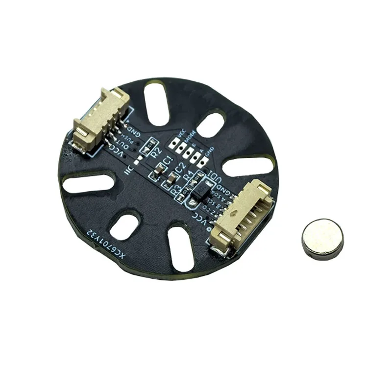 MT6701 Magnetic Encoder, 14-bit, Compatible with Stepper Motors & Brushless Motors, Supports ABZ / SSI / I²C / PWM Interfaces