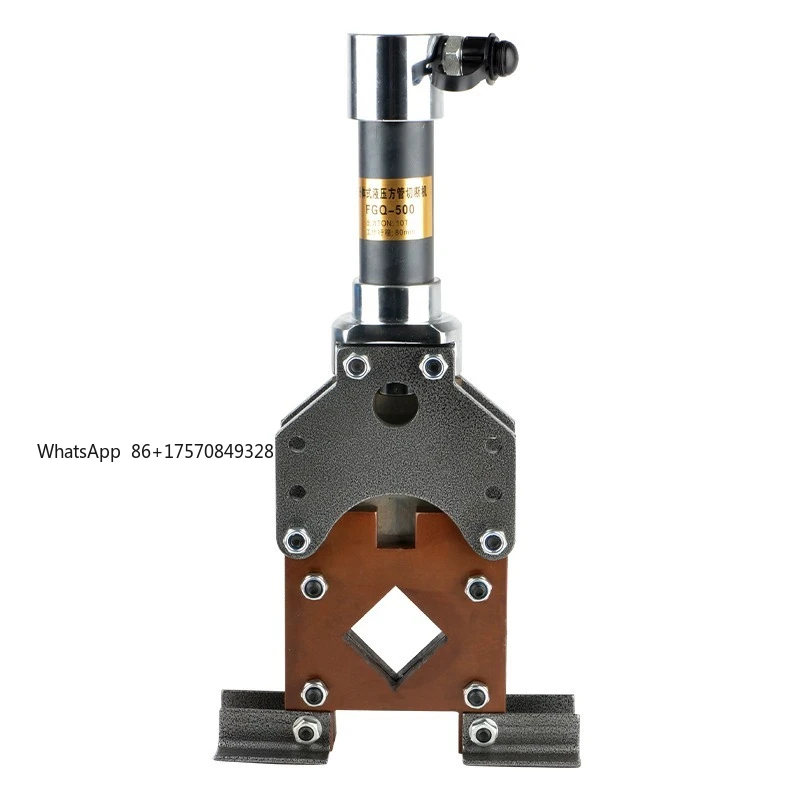 

Portable Hydraulic Square Pipe Cutting Machine 50*50mm Angle Steel Cutter Electric Hydraulic Angle Iron Cutting Machine