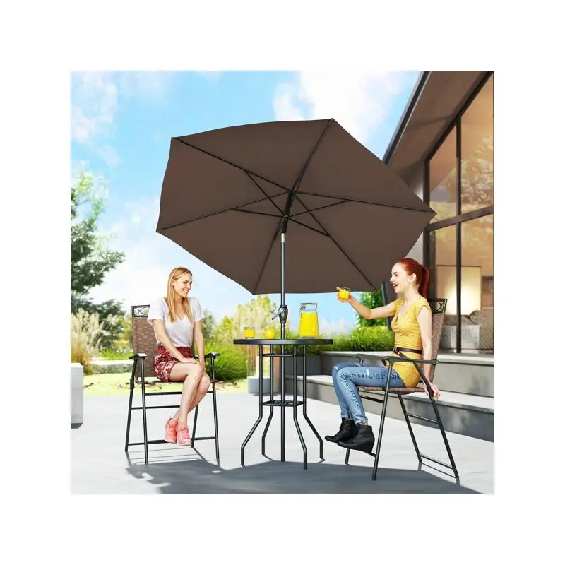 Pub Table & Chair Set for Dining Room, Kitchen, or Lounge - Stylish & Compact Design