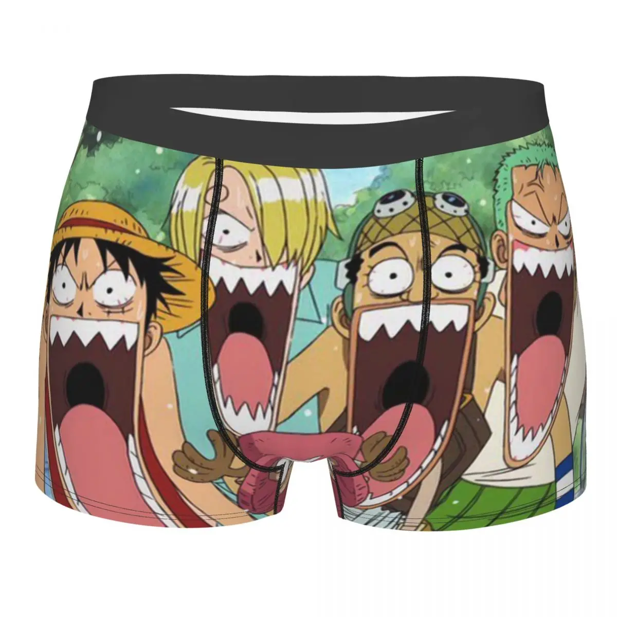 

Luffy Zoro Tony Chopper Anime Merch Boxers Shorts Funny Underwear Boxer Underpants Gag Gift For Man