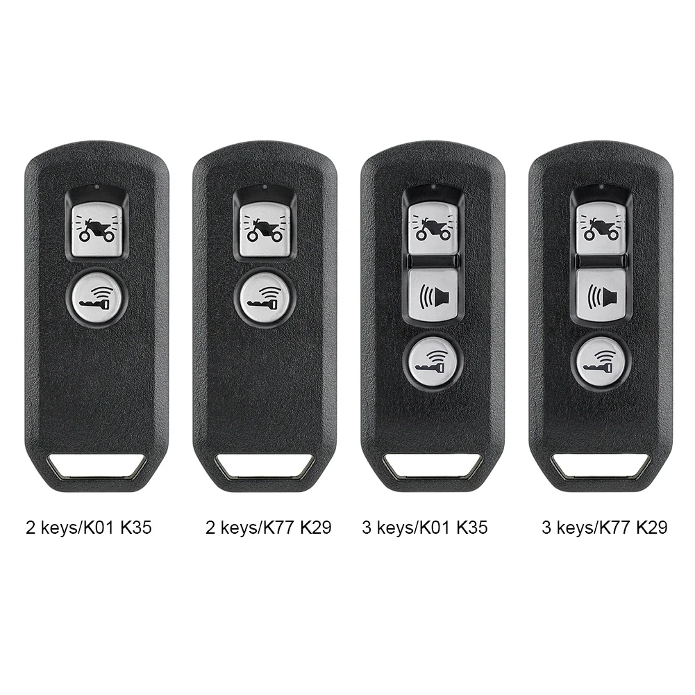 Moto Smart Key 2/3 pulsante moto Keyless Remote Key Fob 433MHz per per Honda K35V3 ADV SH 150 Forza 300 125 PCX150