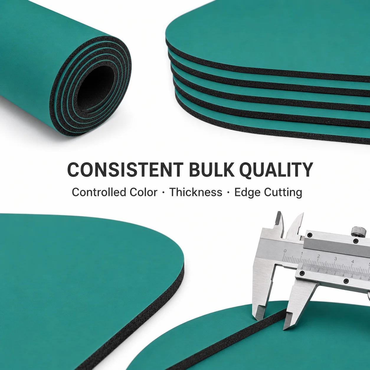 PU Rubber Yoga Mat 4.5mm 72x27 Inch One End Semicircle Shape Rubber Backed Anti Skid Pilates Workout Mat Custom Logo Factory