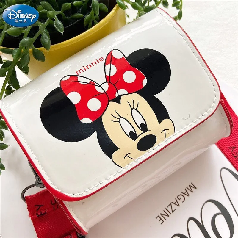 Bolso de mujer de Disney, bolso para niños, imágenes de dibujos animados de Mickey Mouse, bolsos de hombro, bolso de mensajero para chica, monedero, regalos de Anime de moda