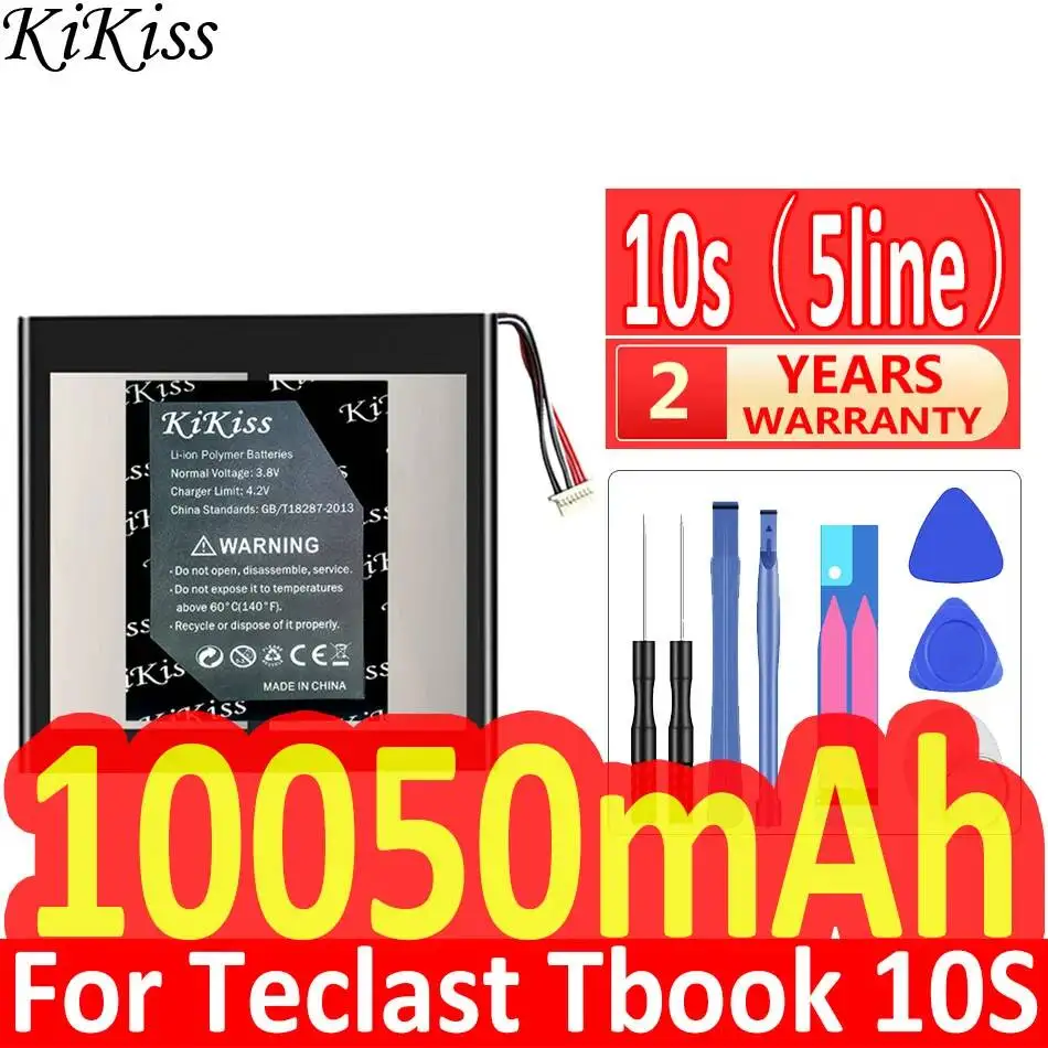 For Teclast Tbook 10S 5line Tablet Battery High-Efficiency Reliable Power 10050mAh