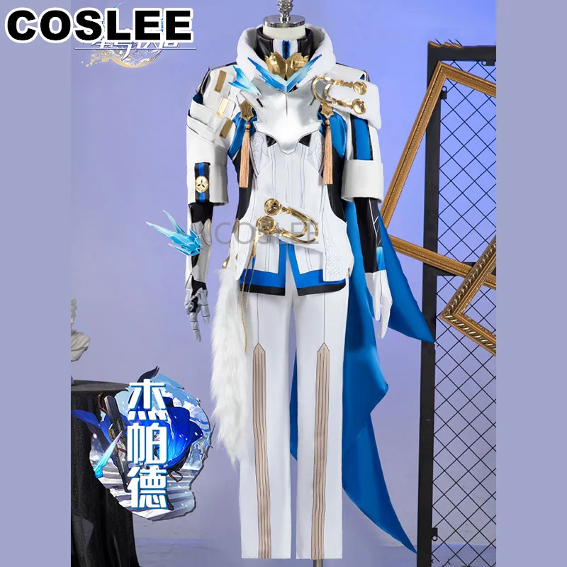 COSLEE Honkai: Star Rail Gepard Landau Game Suit Handsome Uniform Cosplay Costume Role Play Halloween Party Outfit Men XS-3XL