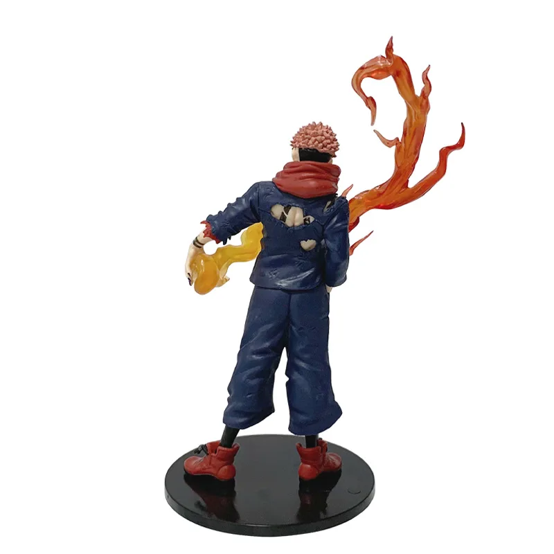 Figurine de dessin animé Jujutsu Kaisen Itadori Yuji, 21cm, modèle de poupée en PVC, jouet de Collection environnante, accessoires de bureau, cadeau