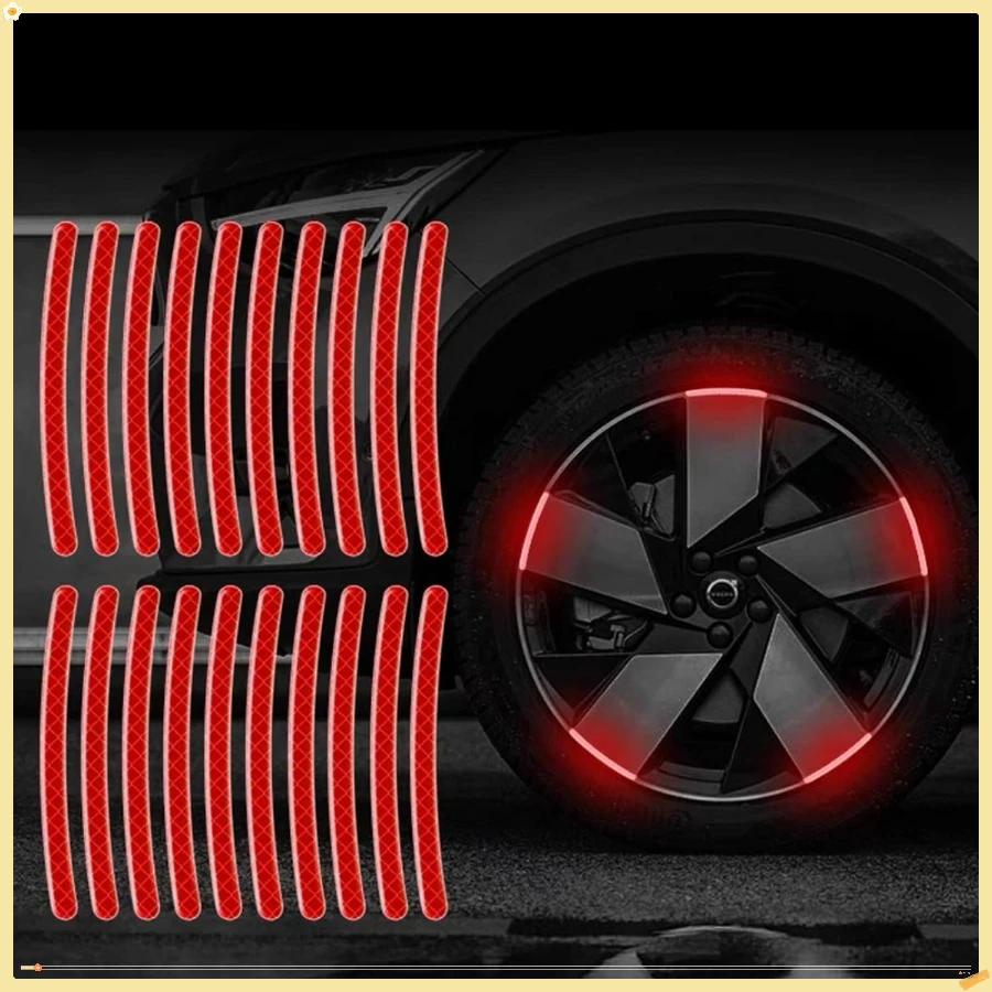 

Car Wheel Reflective Decorative Strip,Night Safety Warning Stickers,Cars,Motorcycles,Bicycles are Applicable