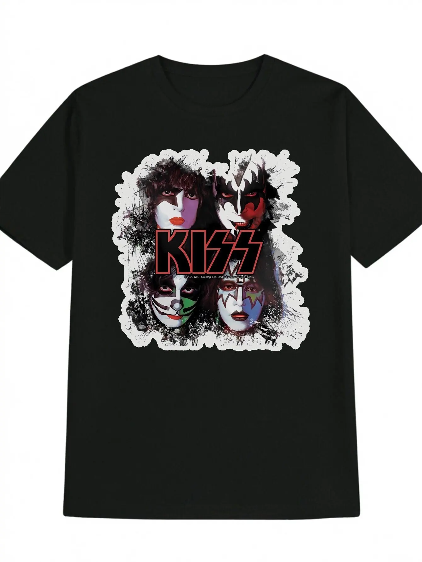 

Men S Y2K Vintage Band Graphic T Shirt Casual Crew Neck Polyester Knit Fabric Slight Stretch Regular Fit Summer Season