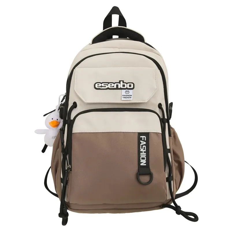 

Сумка большой емкости для мужчин и женщин, милая нейлоновая сумка на плечо для колледжа, школьная сумка