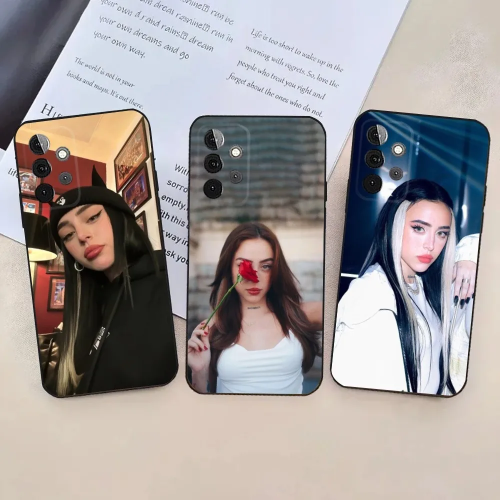 Singer N-Nicki Nicoless-S  Phone Case For Samsung Galaxy A13,21s,22,31,32,52,53,71,80,91 Soft Black Cover