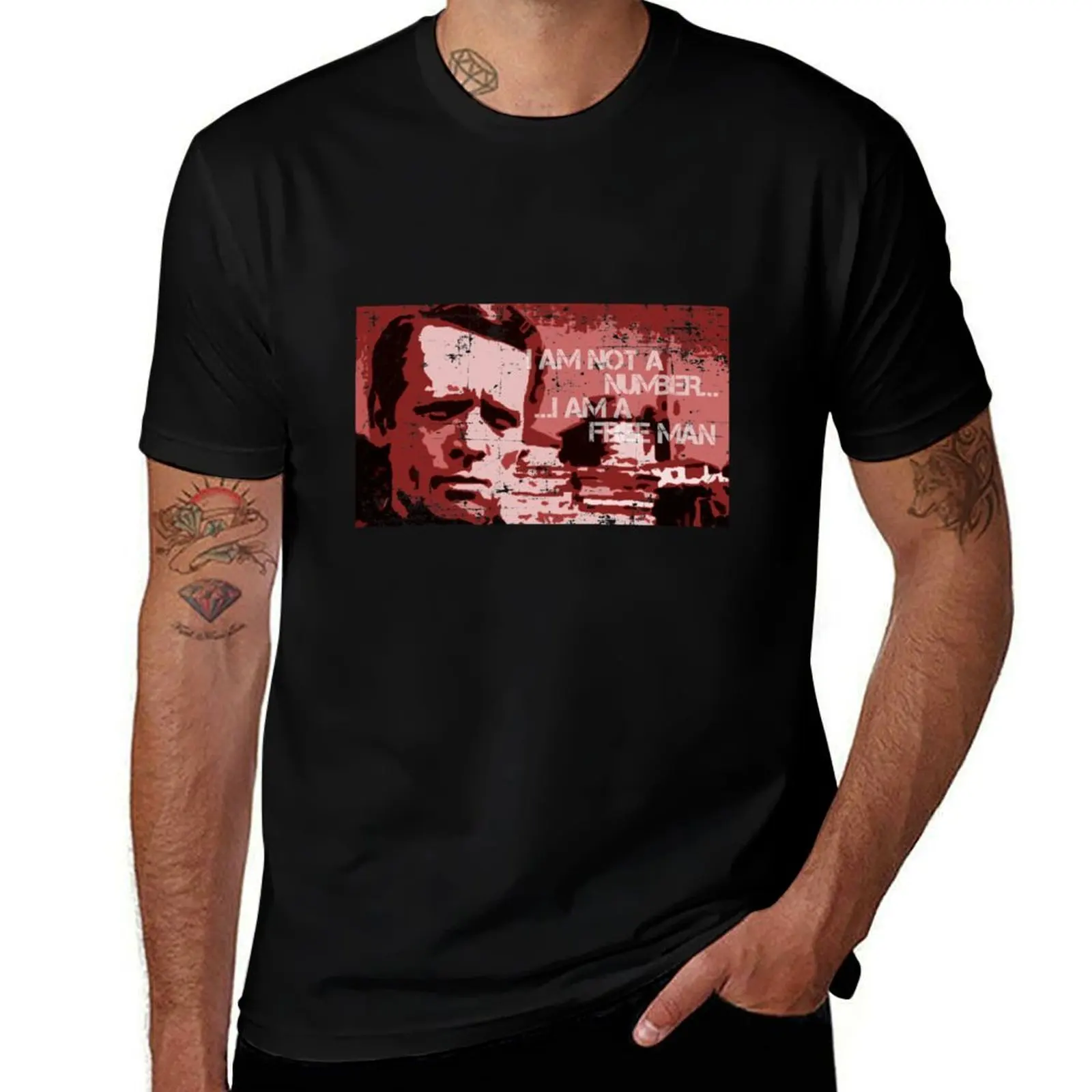

I Am Not A Number - Inspired by The Prisoner T-Shirt graphic t shirts luxury designer designer t shirt men