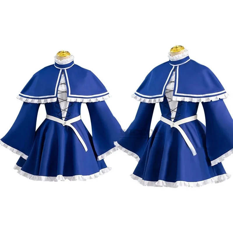 

qq023Friend: Beyond Journey's End cos Lawine cosplay clothing Women Adult Halloween Carnival Party Dress Kanne green pant rolepl