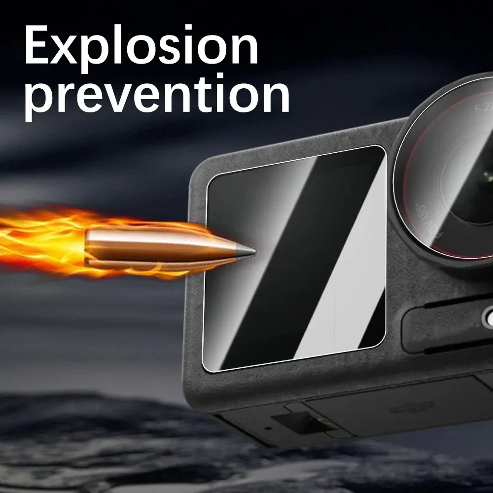 Tempered Glass for DJI OSMO Action 3 4 5 Pro Front Back Screen Protector Lens Anti-scratch Protective Film for DJI Action 5Pro