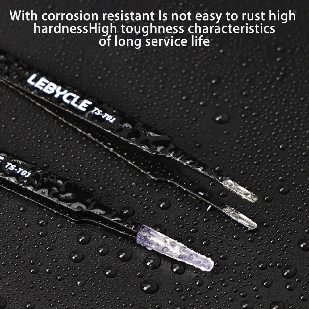 Portable Bicycle Precision Tweezer Rust-proof Hard High Strength Bicycle Tweezer Maintenance