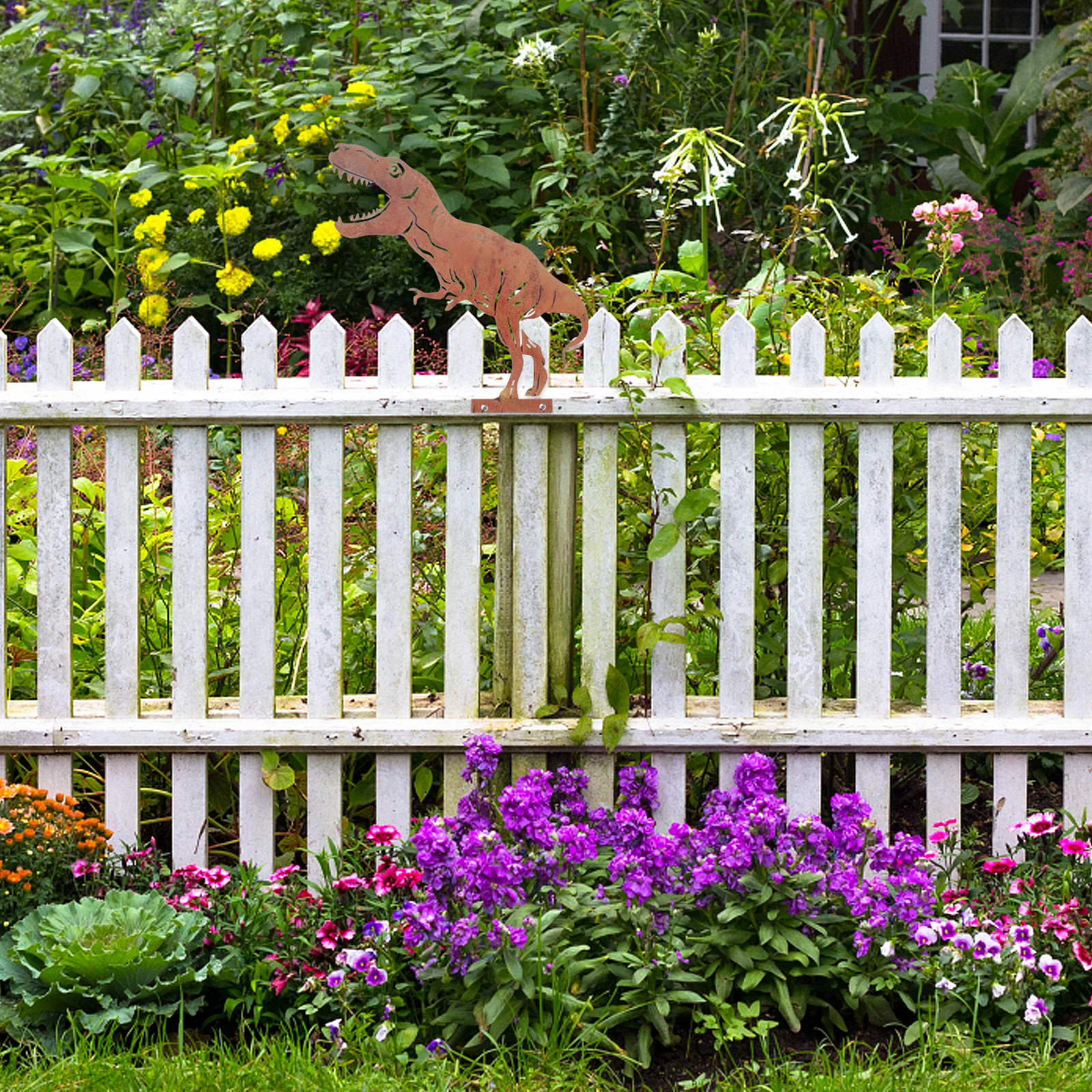 

Dinosaur Decoration Garden Statue Outdoor Yard Ornament Dragon Birthday Party Decorations For Courtyard Balcony Lawn Decorative