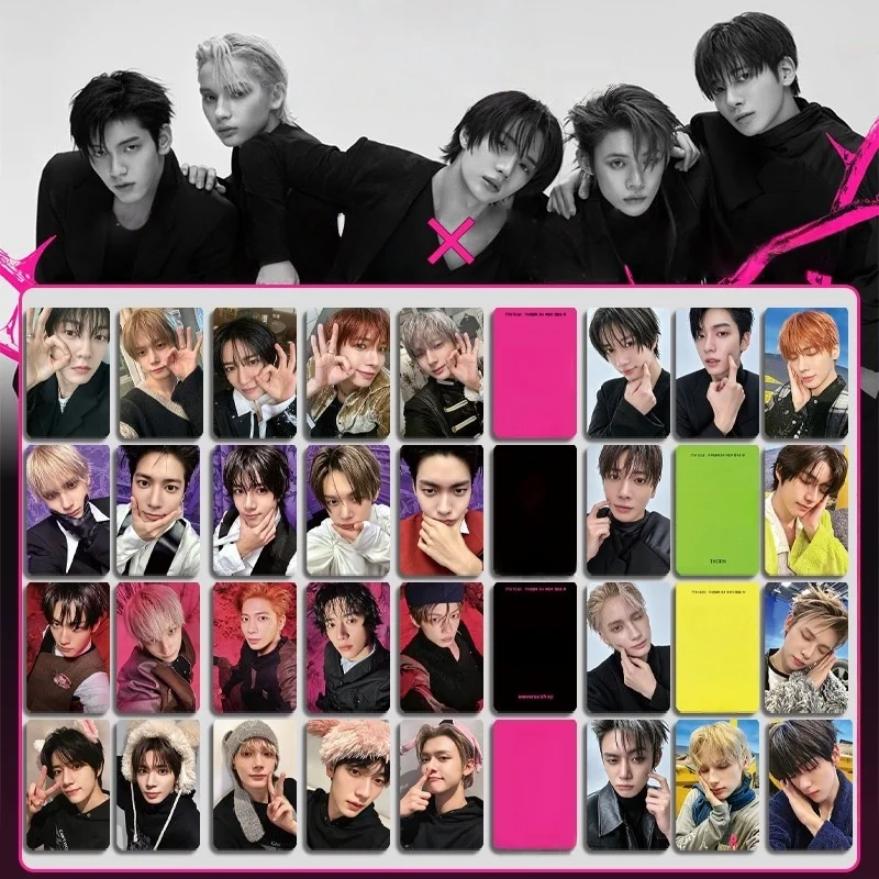 5 Tarjetas Lomo de Alta Calidad del Nuevo Álbum de Kpop, "7TH YEAR", de los Ídolos HUENINGKAI, TAEHYUN, BEOMGYU, SOOBIN y YEONJUN, Regalos para Fans