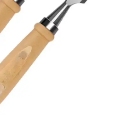 5 Piece Wood Carving Chisel Set Flat Shovel Chrome Vanadium Steel Alloy With Ergonomic Handle For Woodworking Mortise Carving To