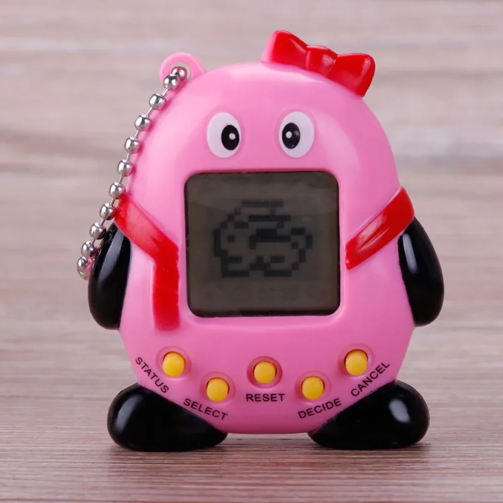 Random Color Creative Penguin 90S Nostalgic Tamagotchi Electronic Pets 168 Pets in One Virtual Cyber Pet Toy Funny Kid Gifts