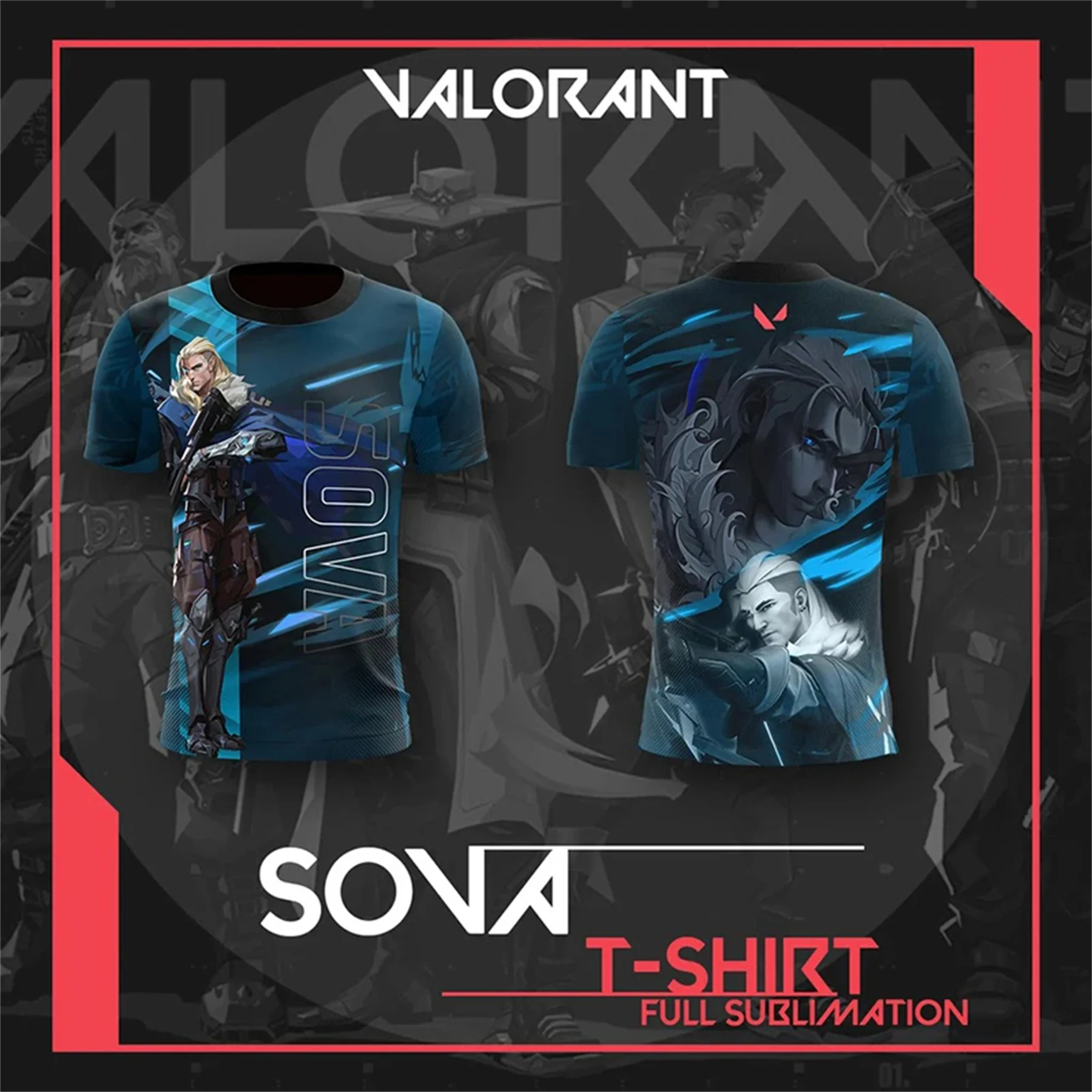 FPS Game Valorant SOVA VIPER 3D Printed Summer Men\'s O-Neck T-shirt Short Sleeve Oversized T Shirt Tee Tops Men Kids Clothing