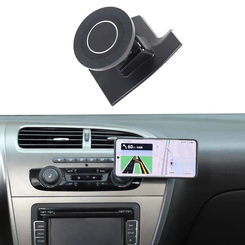 

Car Phone Holder Metal Gravity Auto Air Vent Mobilephone Stand For Seat Leon MK2 2008 2009 2010 2011 2012 Car Accessories