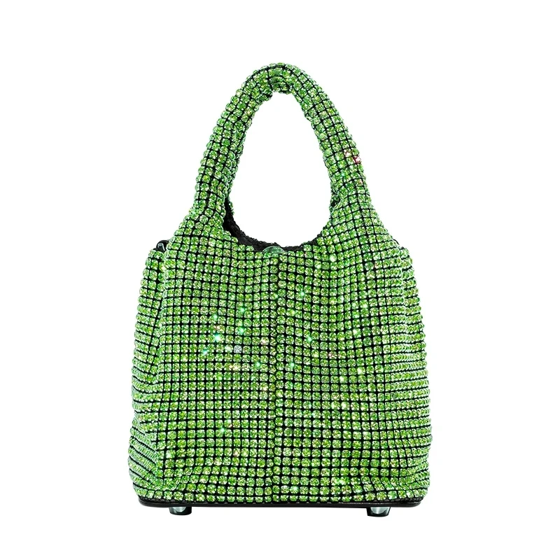 Luksusowe diamenty torebka wiadro projektant marki kobiet torebki Shinny Rhinestone torby na ramię Crossbody kopertówka na przyjęcie wieczorowe 2023