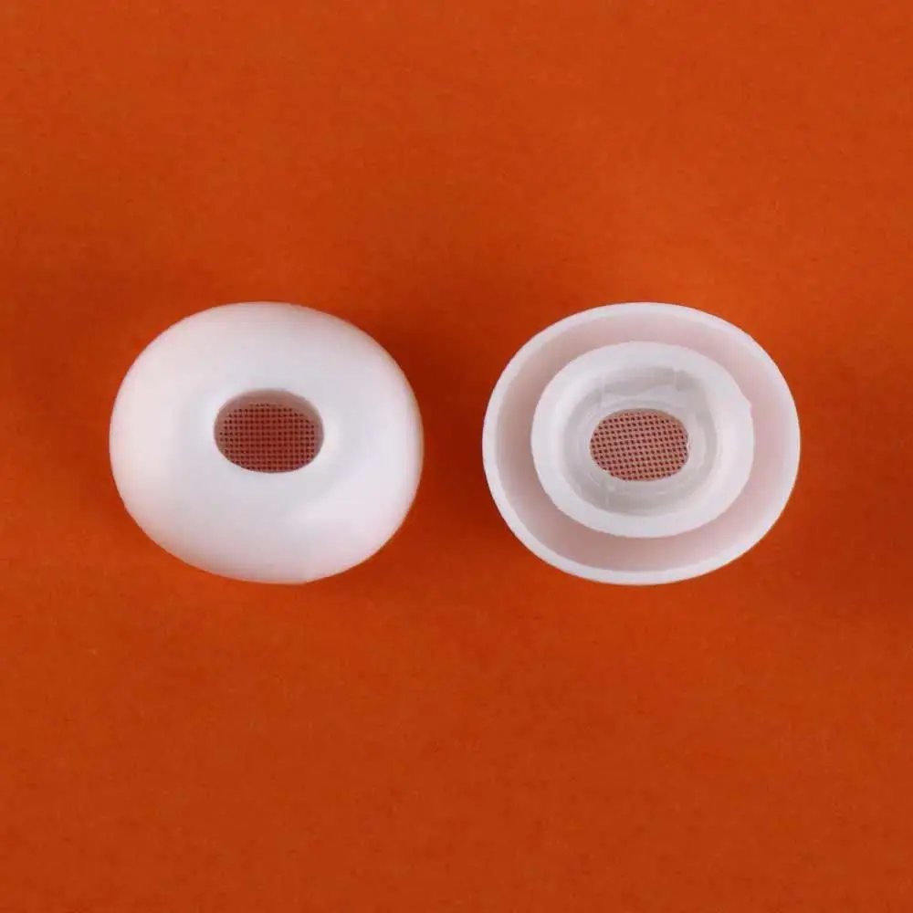 Soft Silicone Earplug Capa, Earbuds Earphone Dicas, XS, S, M, L, Earmuffs Branco, Headphone Eartips para Pro 1/2, 1 Par