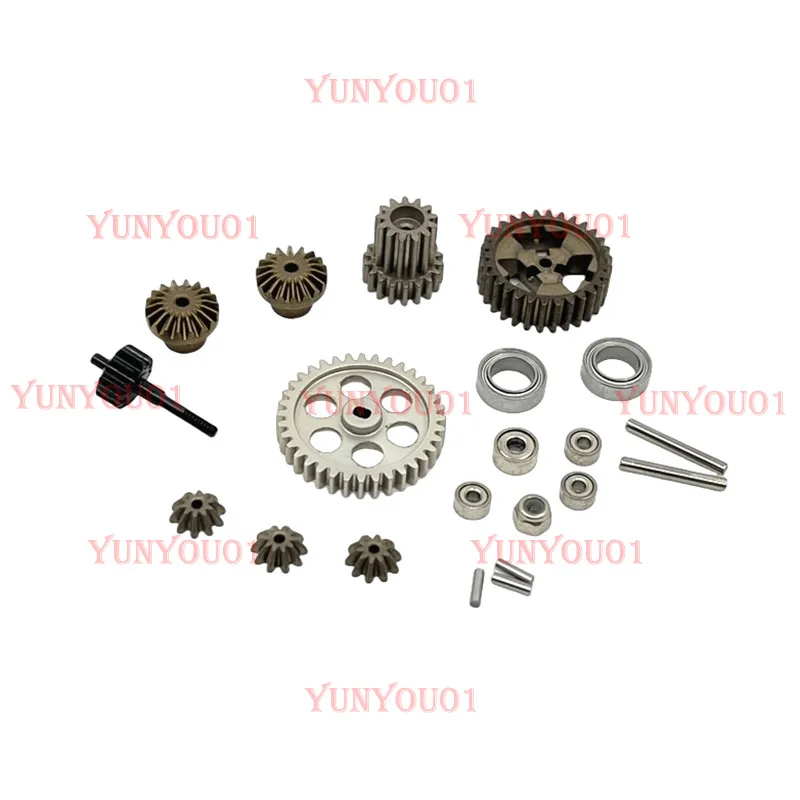 

Запчасти для радиоуправляемых машин 1/24, металлический тюнинг, задний редуктор, шестерня, подшипник, комплект