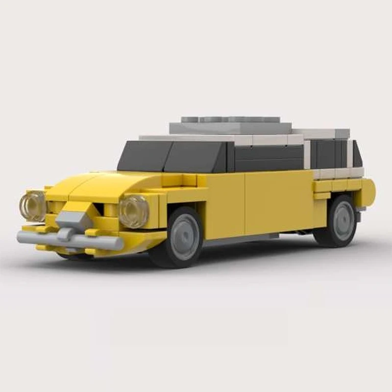 Speed Racing Car Model MOC Building Bricks DS Brake Luxury Sedan Modular Technology Children Holiday Gifts Assemble Toys Suit