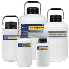 YDS-3 Cryogenic Portable Semen Container 2 Liter Liquid Nitrogen Tank 10L Dewar Vessel