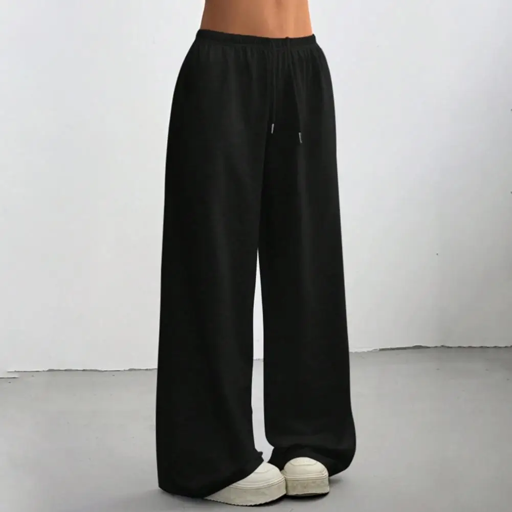 

Comfortable Travel Pants Women’s High Waisted Sweatpants Wide Leg Sport Pants with Elastic Waistband Soft Breathable Jogging
