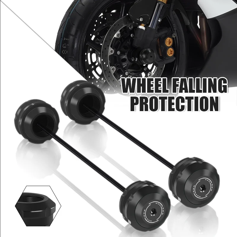 

f900r f900xr Front Rear Axle Fork Crash Sliders Protector For F900R F900XR F900 R XR 19-24 Motorcycle Wheel Falling Protection