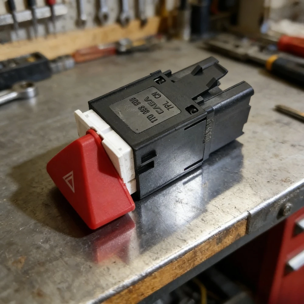 

Hazard Warning Light Switch Double Flash Switch 1T0953509 For VW Caddy 2004-2011 Touran 2004-2019