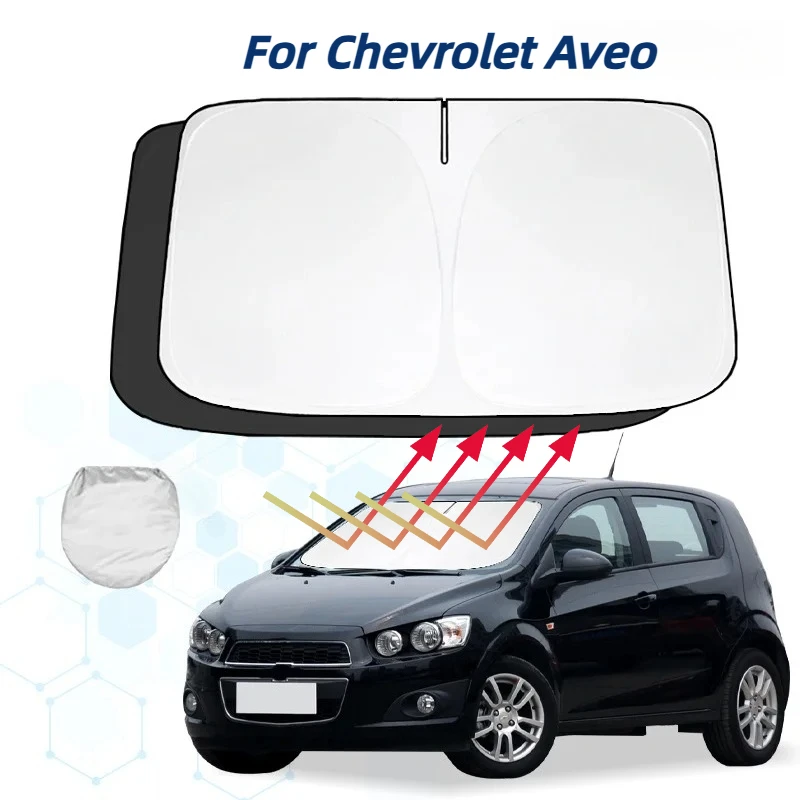

For Chevrolet Aveo T300 Windshield Sun Shade Sunshade Sun Visor Protector Foldable Blocks UV Rays Keep Your Car Cooler
