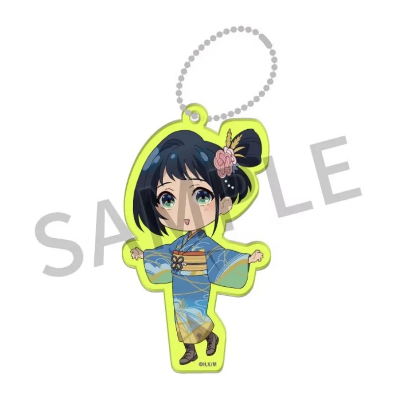 New Anime 2026 Sparks of Tomorrow 5PCS Acrylic Pendant Keychain Kihachi Sakamoto,Inako Momokawa Bag Acrylic KeyRing Display 6CM