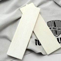 2pcs/Set Bovine Cattle OX Bone Material Board Fold Damascus Straight Knife Handle Grip DIY Making Materials Plate Spacer Carving
